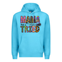 Ocean Blue Mama Tried Premium Hoodie - CowhideDigitalArt