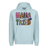 Blue Mist Mama Tried Premium Hoodie - CowhideDigitalArt