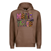 Chestnut Mama Tried Premium Hoodie - CowhideDigitalArt