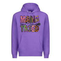 Purple Mama Tried Premium Hoodie - CowhideDigitalArt
