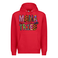 Red Mama Tried Premium Hoodie - CowhideDigitalArt