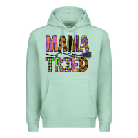 Seafoam Mama Tried Premium Hoodie - CowhideDigitalArt