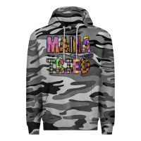 Slate Camo Mama Tried Premium Hoodie - CowhideDigitalArt