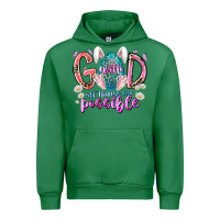 Emerald with god all things are possible Urban Hoodie - RacoonDesign