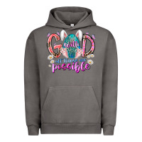 Pigment Tornado with god all things are possible Urban Hoodie - RacoonDesign