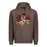 Coffee hair hustler spray Premium Hoodie - SublimationCraftShop