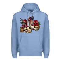 Colony Blue hair hustler spray Premium Hoodie - SublimationCraftShop