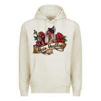 Oatmeal Heather hair hustler spray Premium Hoodie - SublimationCraftShop