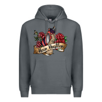 Rock hair hustler spray Premium Hoodie - SublimationCraftShop