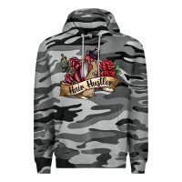 Slate Camo hair hustler spray Premium Hoodie - SublimationCraftShop