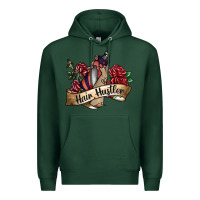 Sports Green hair hustler spray Premium Hoodie - SublimationCraftShop