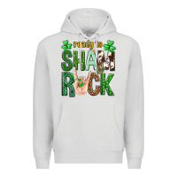 Dove Grey Ready to shamrock St. Patrick's Day Premium Hoodie - Neo Western