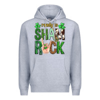 Heather Grey Ready to shamrock St. Patrick's Day Premium Hoodie - Neo Western