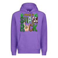 Purple Ready to shamrock St. Patrick's Day Premium Hoodie - Neo Western