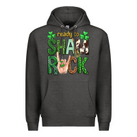 Charcoal Heather Ready to shamrock St. Patrick's Day Premium Hoodie - Neo Western