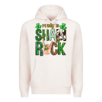 Pale Pink Ready to shamrock St. Patrick's Day Premium Hoodie - Neo Western