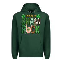 Sports Green Ready to shamrock St. Patrick's Day Premium Hoodie - Neo Western