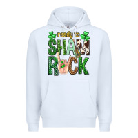 White Ready to shamrock St. Patrick's Day Premium Hoodie - Neo Western