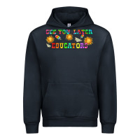 Navy see you later educators  libbey glass Urban Hoodie - HRA Design Shop