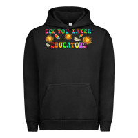 Pigment Black see you later educators  libbey glass Urban Hoodie - HRA Design Shop