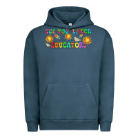 Pigment Midnight Navy see you later educators  libbey glass Urban Hoodie - HRA Design Shop