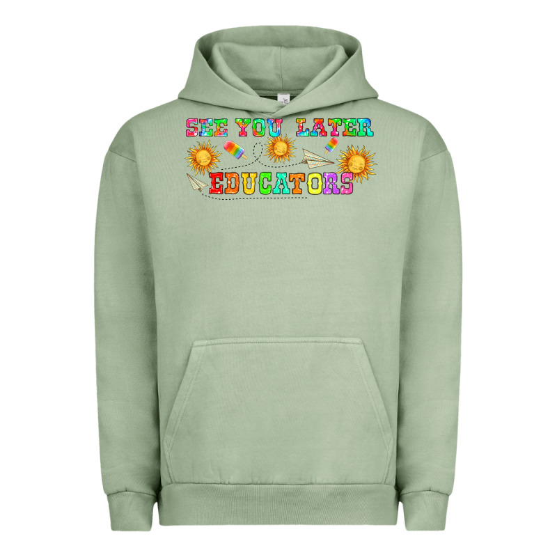 See You Later Educators  Libbey Glass Urban Hoodie by HRA Design Shop | Teevron