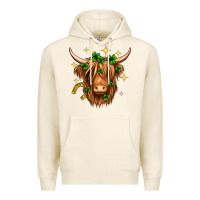 Tofu St. Patrick's Day Highland Cow Premium Hoodie - Neo Western