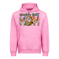 Fuchsia Pink world is best mom Urban Hoodie - RacoonDesign