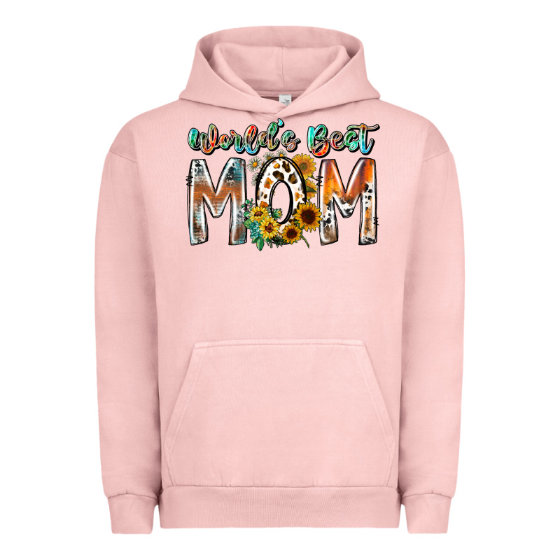 World Is Best Mom Urban Hoodie by RacoonDesign | Teevron