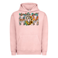 Pigment Salmon world is best mom Urban Hoodie - RacoonDesign