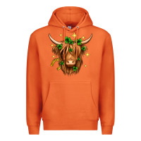 Carrot St. Patrick's Day Highland Cow Premium Hoodie - Neo Western