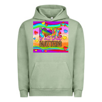 Pigment Oil Green love is all that matters Urban Hoodie - HRA Design Shop