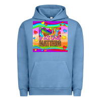 Pigment Pebble Blue love is all that matters Urban Hoodie - HRA Design Shop