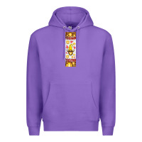 Purple softball football penwraps Premium Hoodie - HRA Design Shop