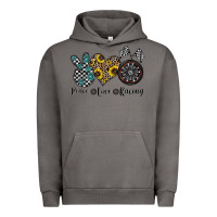 Pigment Tornado peace love racing Urban Hoodie - CowhideDigitalArt