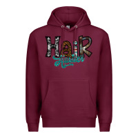 Burgundy hair hustler Premium Hoodie - SublimationCraftShop