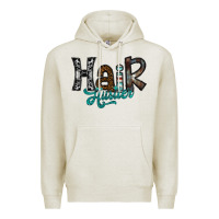 Oatmeal Heather hair hustler Premium Hoodie - SublimationCraftShop