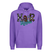 Purple hair hustler Premium Hoodie - SublimationCraftShop