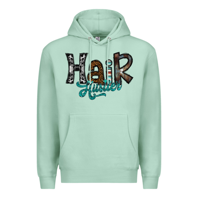 Hair Hustler Premium Hoodie by SublimationCraftShop | Teevron