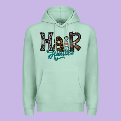 Hair Hustler Premium Hoodie Designed By Sublimationcraftshop
