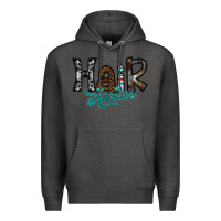 Charcoal Heather hair hustler Premium Hoodie - SublimationCraftShop