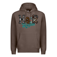 Coffee hair hustler Premium Hoodie - SublimationCraftShop