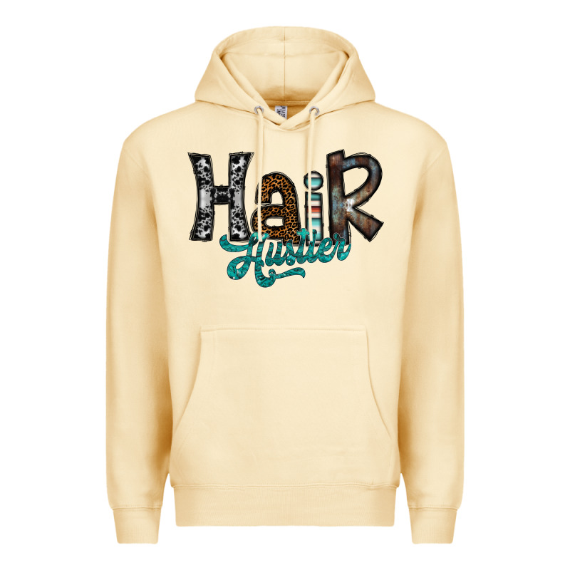 Hair Hustler Premium Hoodie by SublimationCraftShop | Teevron