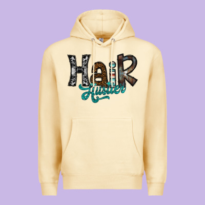 Hair Hustler Premium Hoodie Designed By Sublimationcraftshop
