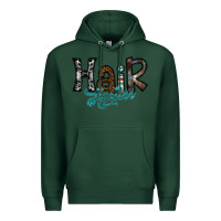 Sports Green hair hustler Premium Hoodie - SublimationCraftShop