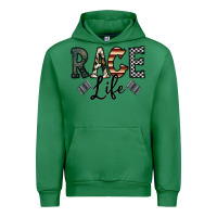 Emerald race life Urban Hoodie - CowhideDigitalArt
