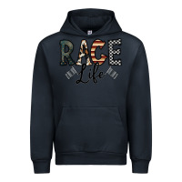 Navy race life Urban Hoodie - CowhideDigitalArt