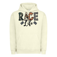 Pigment Pistachio race life Urban Hoodie - CowhideDigitalArt