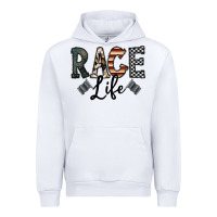 White race life Urban Hoodie - CowhideDigitalArt