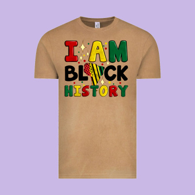 I Am Black History Vintage Tee Designed By Artiststas